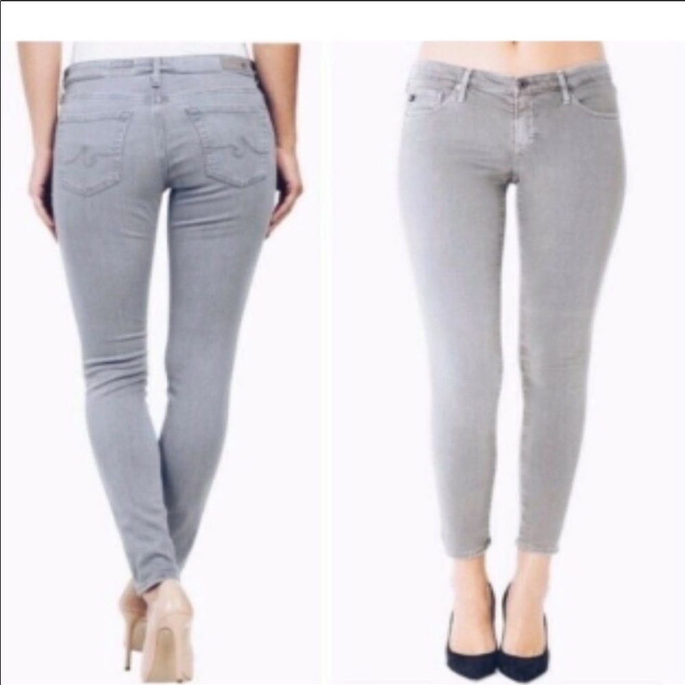 AG Adriano Goldschmeid Ballad Slim Boot Grey Jeans